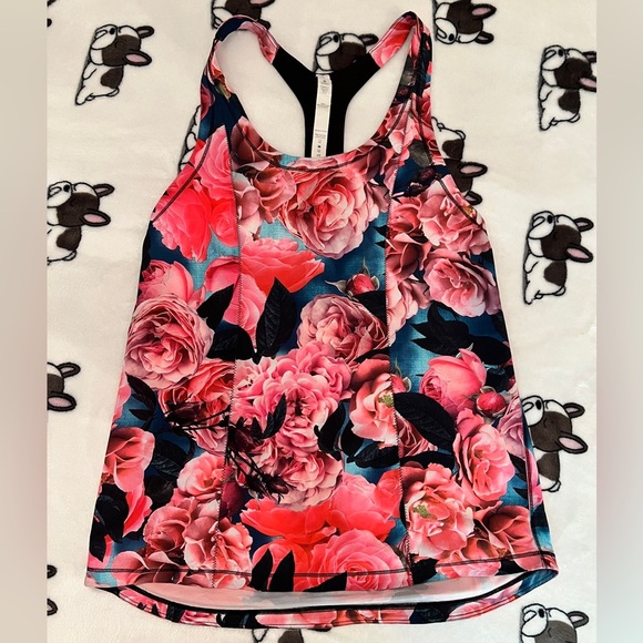Lululemon Lightened Up Singlet Secret Garden Floral Print, Size 4 - Picture 2 of 10